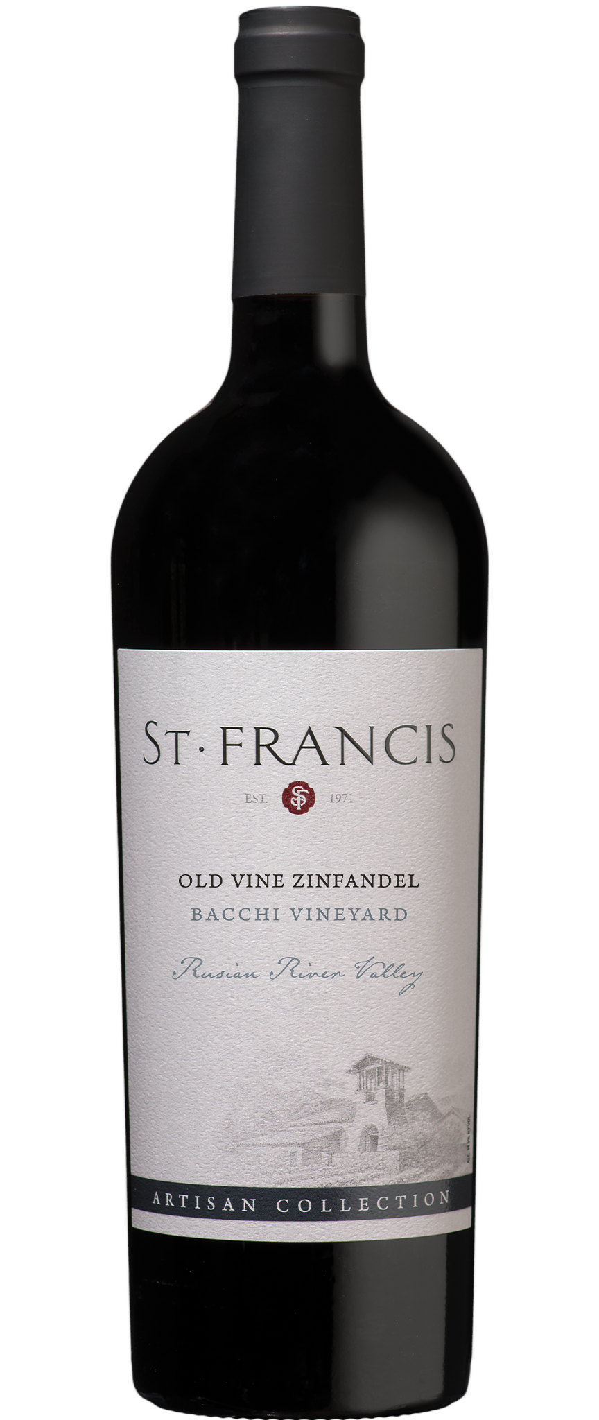 ドリアンパパ 2017 Old Vines Zinfandel, Bacchi Vineyard • St. Francis Winery