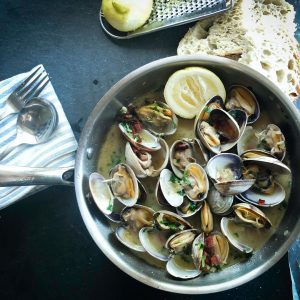 steamed mussels