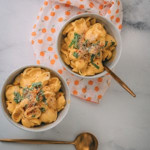 pasta in bowls