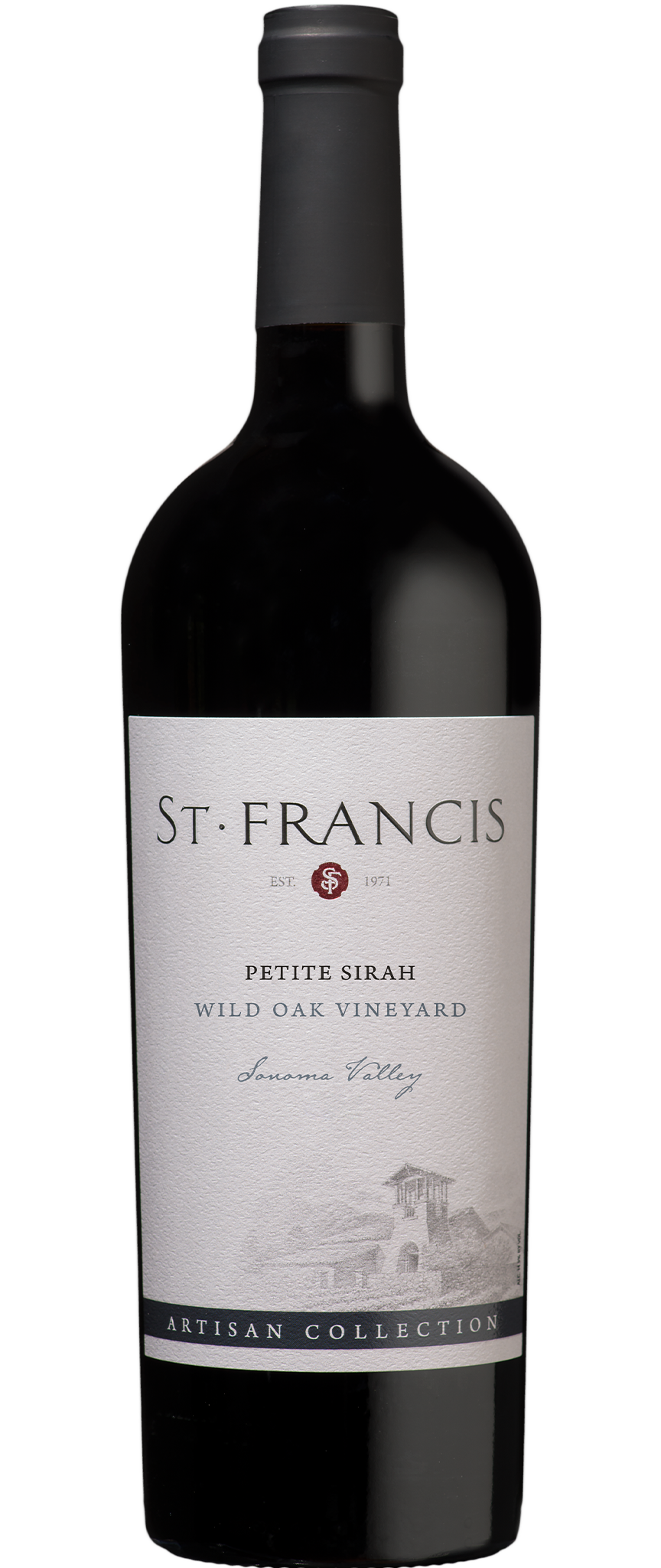 2016 Petite Sirah, Wild Oak Vineyard, Sonoma Valley • St. Francis Winery &  Vineyards