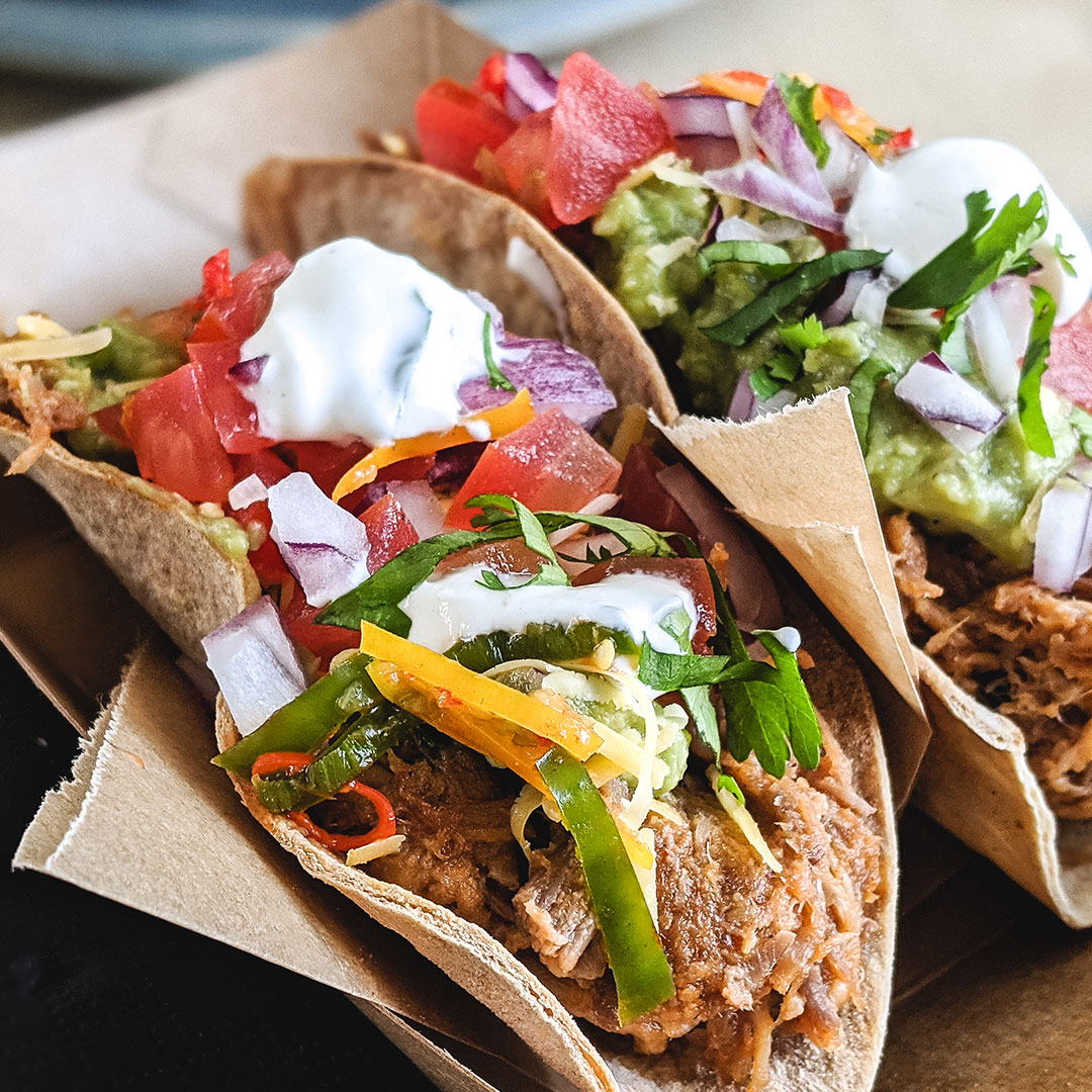 pulled pork tacos