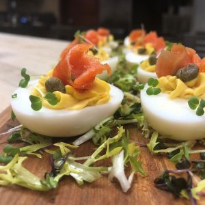 deviled eggs