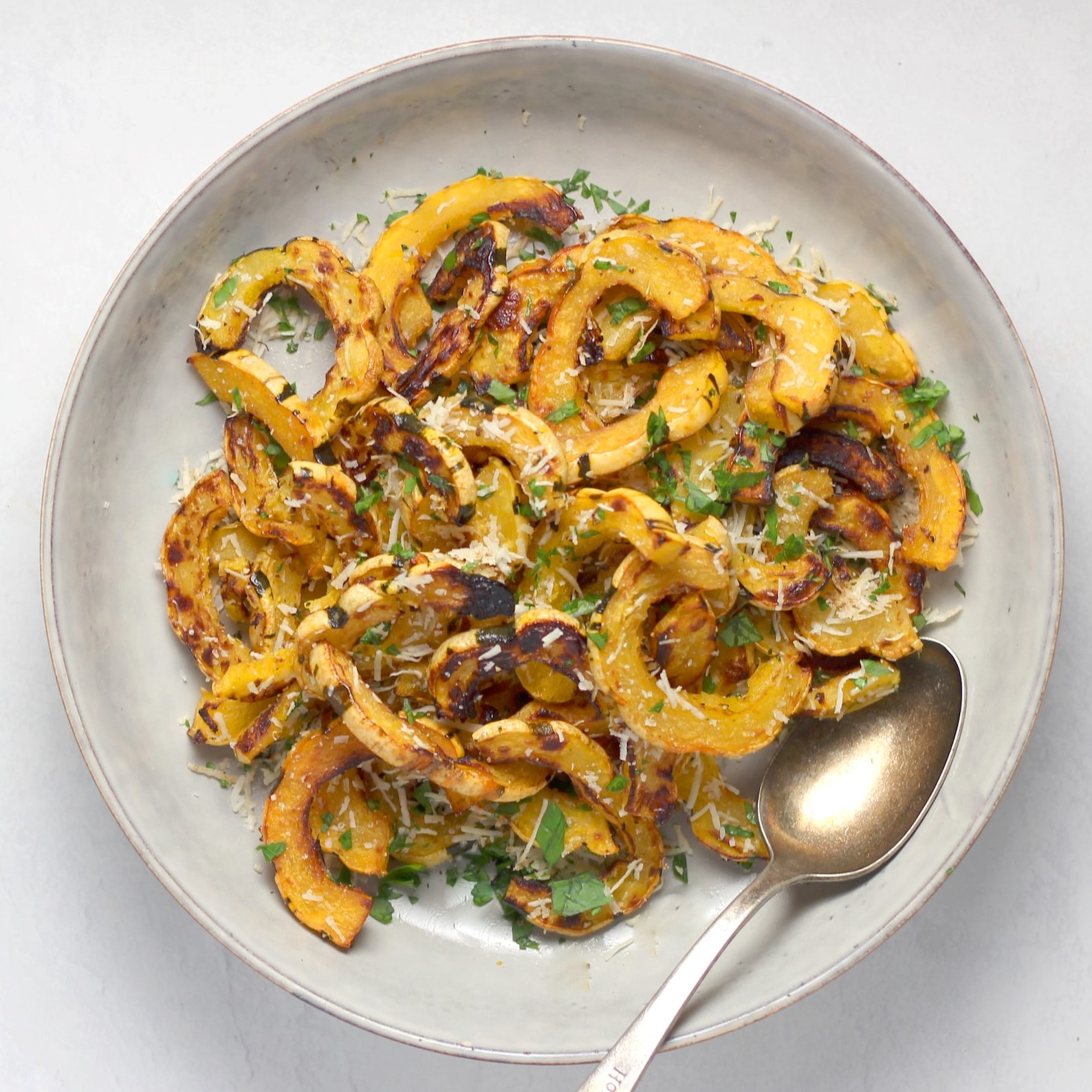 Roasted Delicata Squash and Farro Salad with Pepitas, Dried Cherries and Burrata • St. Francis Winer