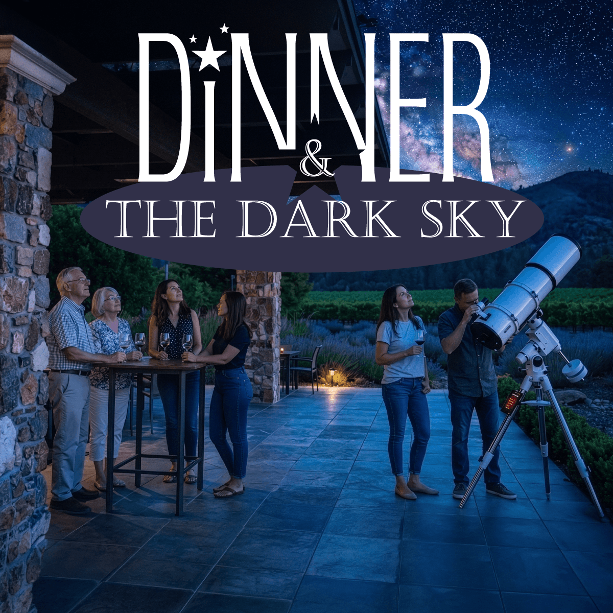 Dinner and the Dark Sky