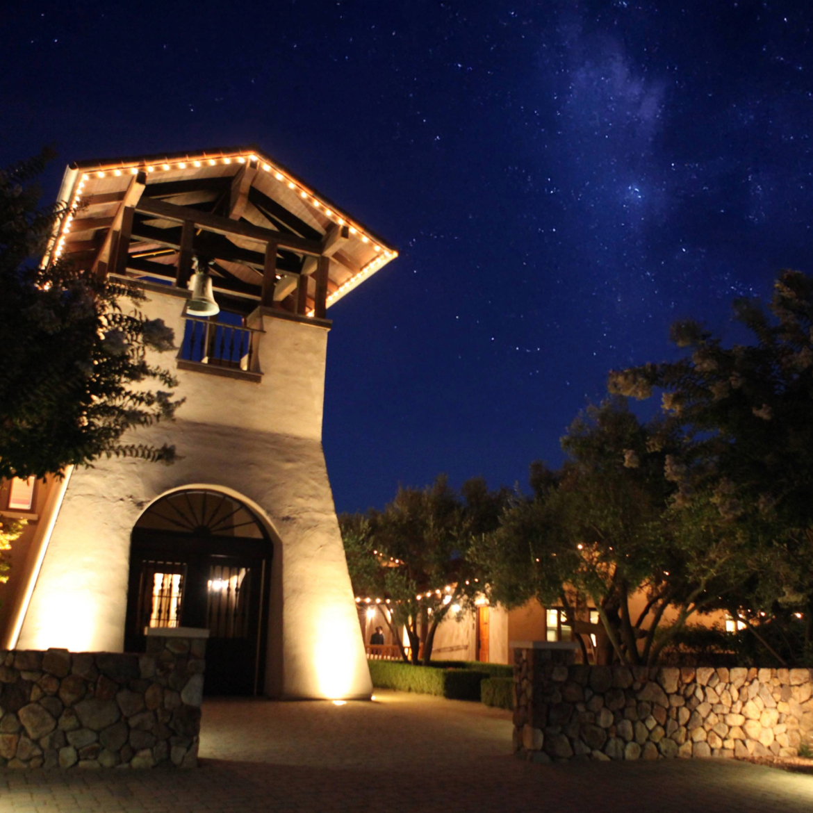Tower night sky