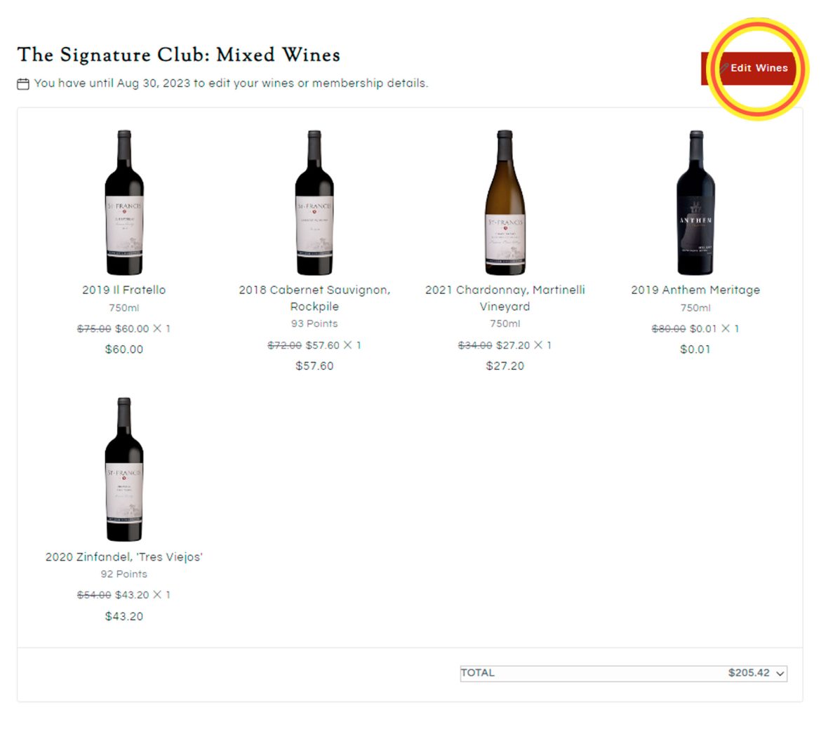 Customize Club Shipments
