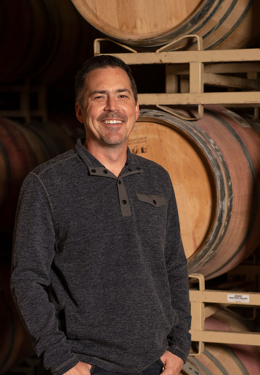 Winemaker, Chris Louton of St. Francis Winery & Vineyards