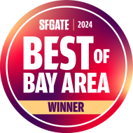 Voted Best of the Bay Area by SFGATE in 2024