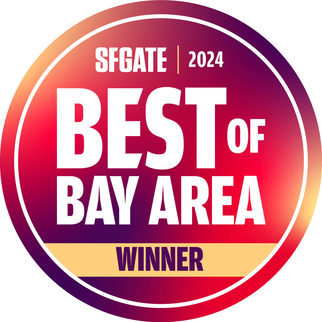 Voted Best of the Bay Area by SFGATE in 2024