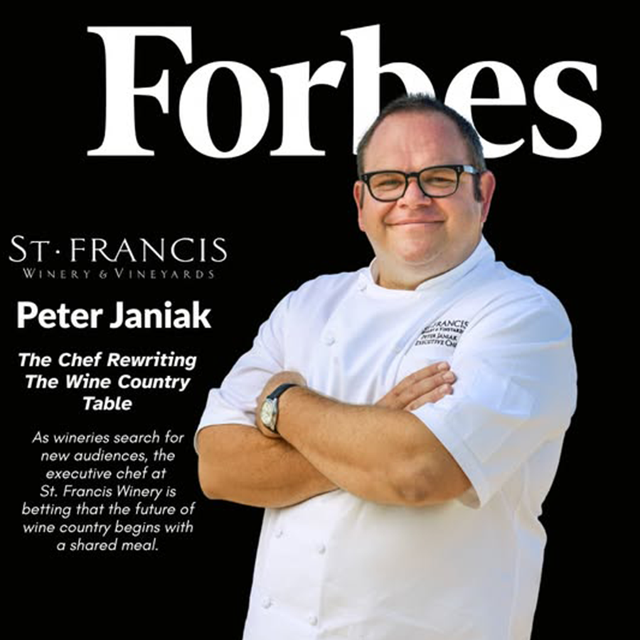 Forbes feature on St. Francis Winrey Chef Peter Janiak