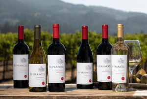 Lineup of Classic Sonoma Wines